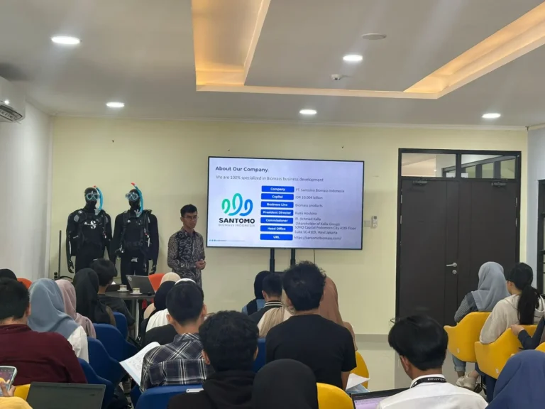 Santomo Biomass Indonesia Made a Presentation at Padjajaran University about Biomass and Biofuels