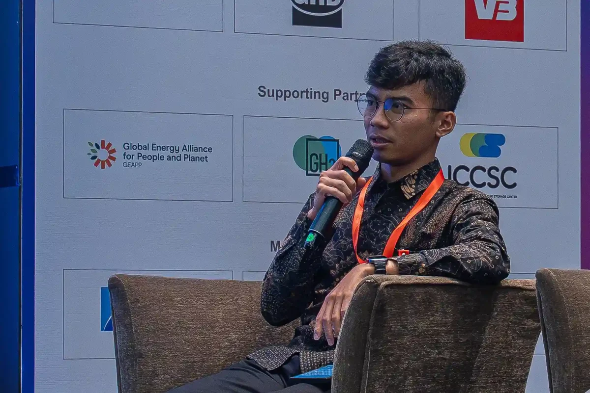 Eko Wahyu Saputro from PT Santomo Biomass Indonesia